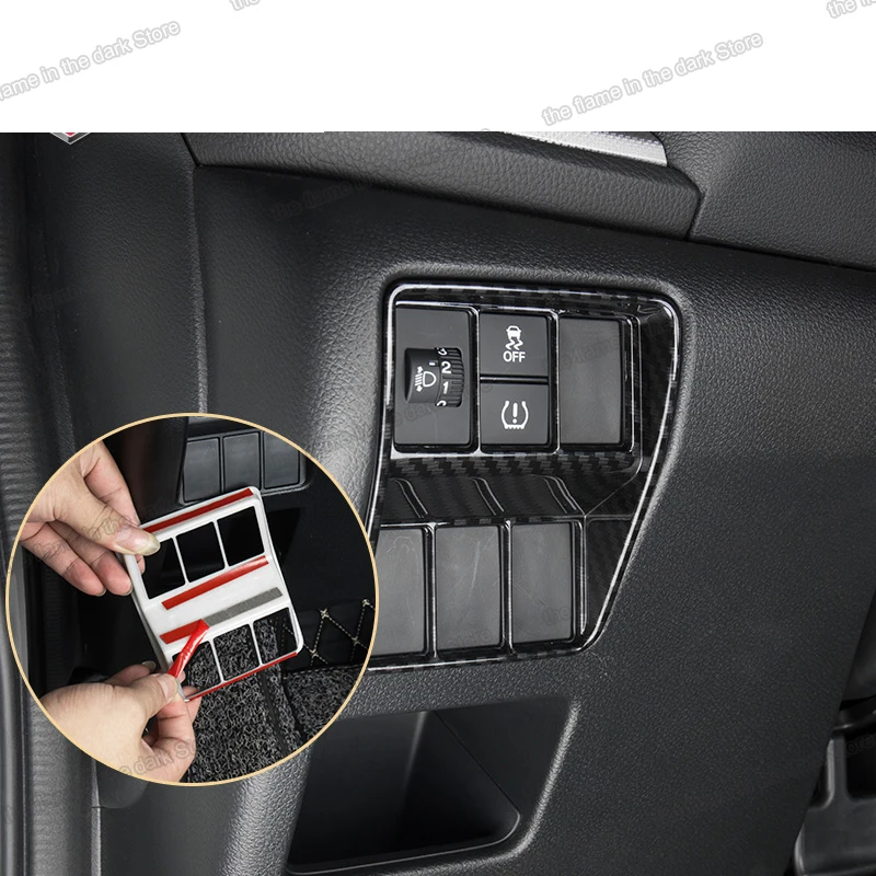 Lsrtw2017 углеродное волокно abs Автомобильная фара Регулировка слева управление для