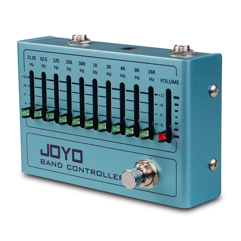 Enlarge Joyo R-12 Controller Equalizer Pedal Board Pedalboard Synthesizer Guitars 31.25Hz To16Khz True Bypass 10-Band Eq Equalization