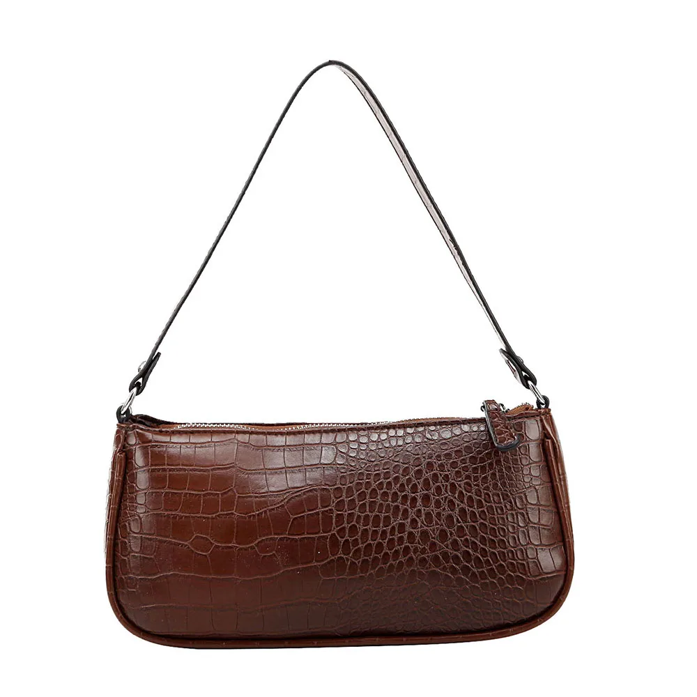 Модная женская сумка через плечо StonePattern маленькая из лакированной кожи|Сумки с