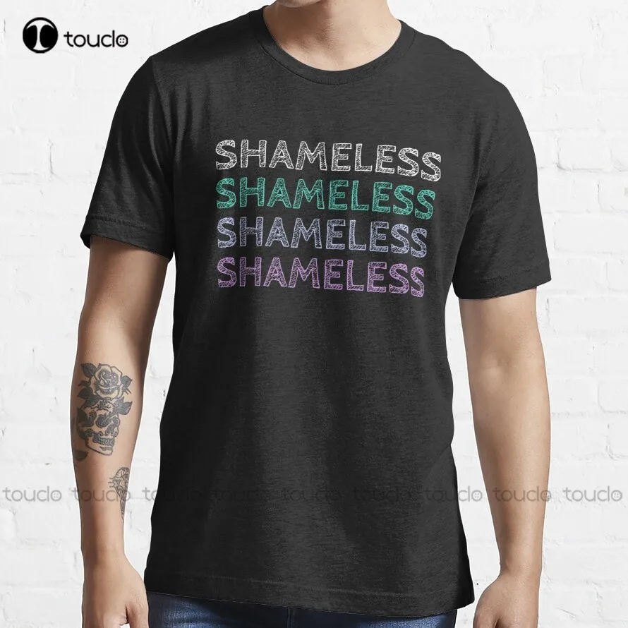 

Shameless Funny Word In T Shirt T-Shirt Custom Shirts Design Your Own Custom Aldult Teen Unisex Digital Printing Tee Shirt