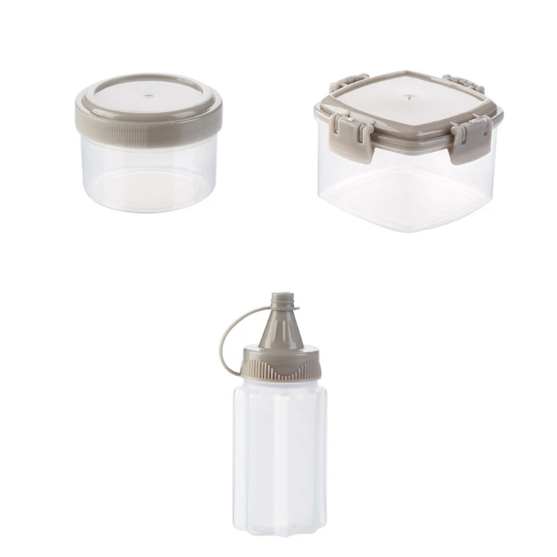 4 шт. коробка для приправ портативная бутылка джема контейнер хранения специй