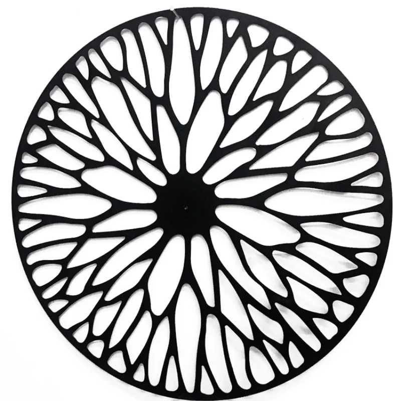

Round flower style powder coated home wall decor metal iron wall decoration