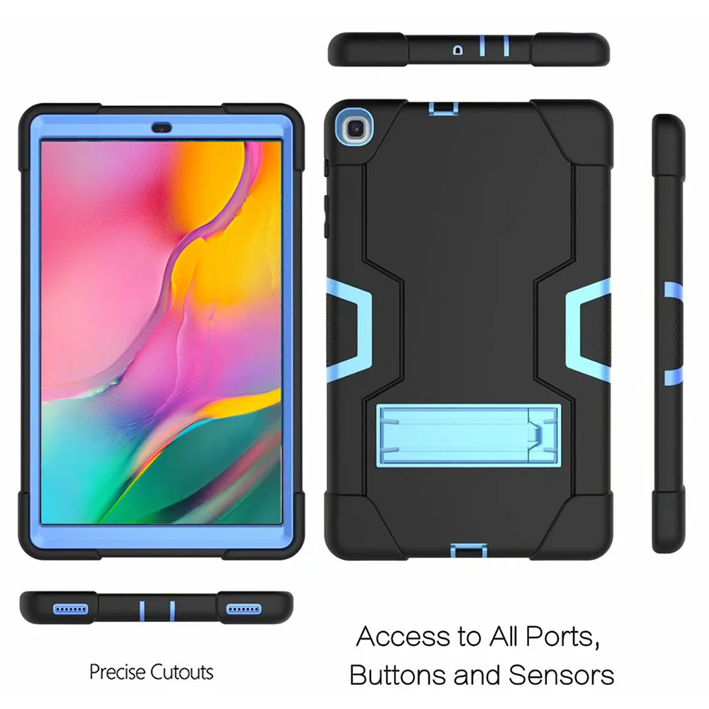 Силиконовый + PC жесткий чехол подставка для Samsung Galaxy Tab A 10 1 2019 T510 T515 SM