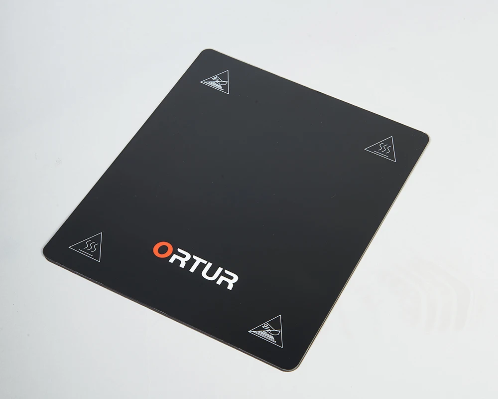 ORTUR 3D 5/10 шт. ПЭТ или магнитная накладка+ Съемная углеродистая сталь сборка поверхности пластины с подогревом кровати части для Ortur4 V1 V2 3d принтер