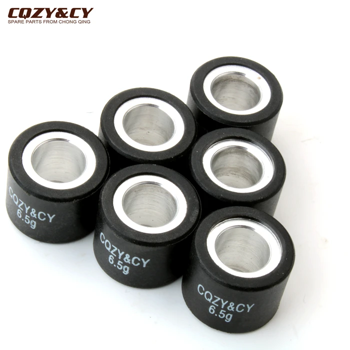 

6 шт. Вариатор, гоночные роликовые весы, Φ-8g 19x15,5 мм для Piaggio Diesis Fly, 50 Liberty Nrg Mc3 Typhoon 50cc 2T