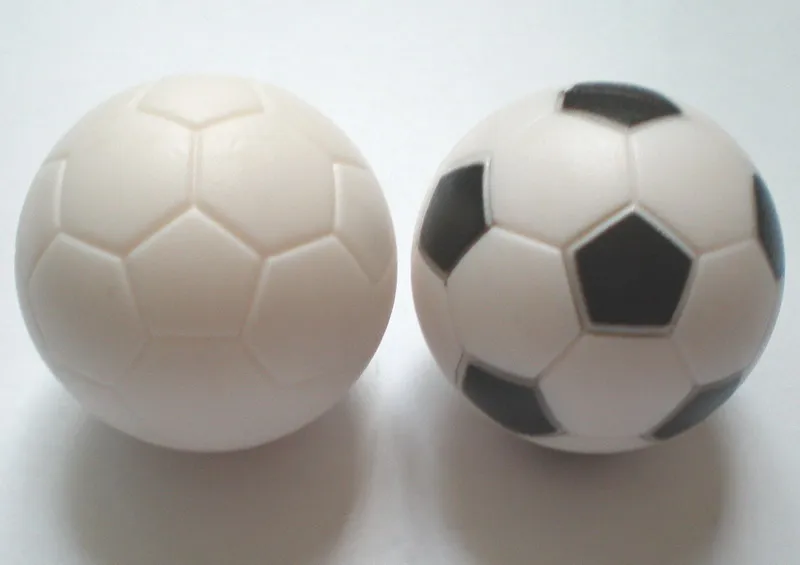 Бесплатная доставка 10 шт./лот Новый 36 мм Чистый Белый Настольный футбольный Настольный мяч футбольные мячи детские ножки fussball 06