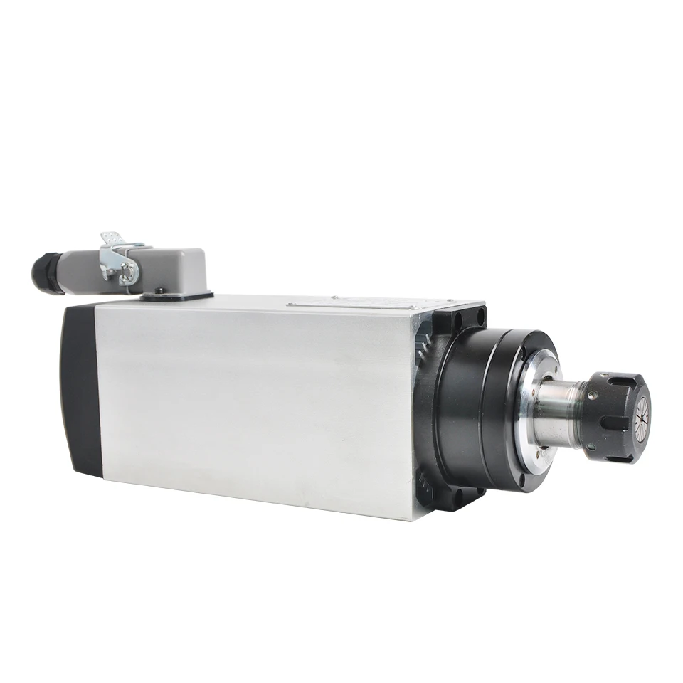 ЧПУ 4 кВт Мотор шпинделя ER20/ER25 Air CooledSpindle 4 подшипника 220 В/380 квадратный шпиндель фрезерные станки инструменты для гравировки с ЧПУ