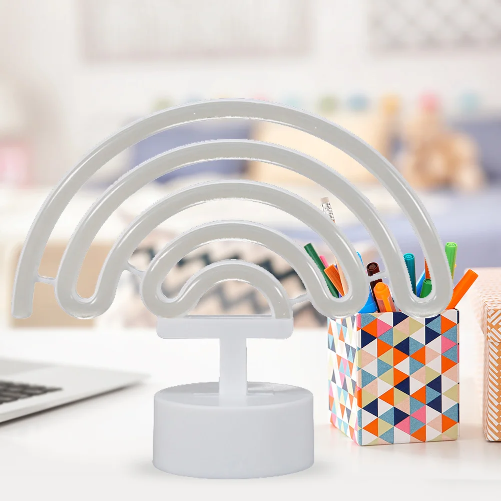 Светодиодный неоновый настенный светильник s образный цветной для украшения