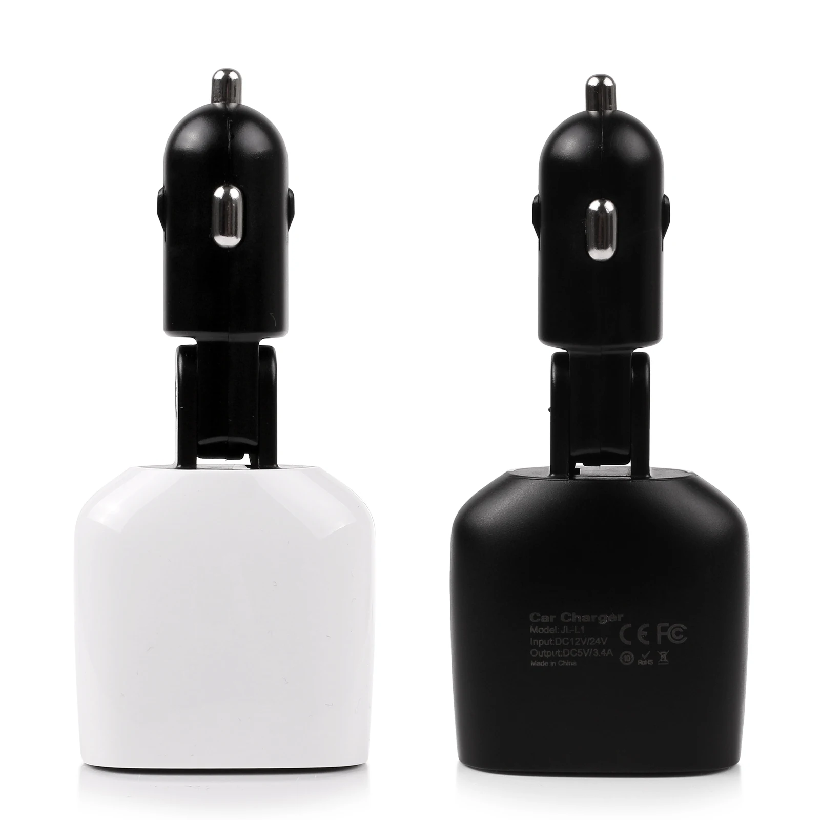 Светодиодный дисплей для автомобильного зарядного устройства USB 5V/3.4A Dual