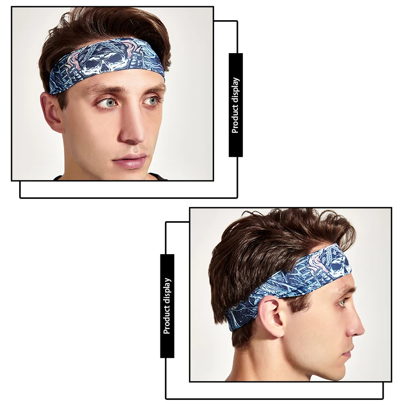 Аксессуары для головных уборов спортивные ленты волос йоги ободок дышащая