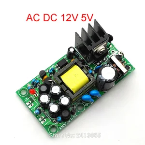 12V1A  5V1A полностью изолированный импульсный источник питанияAC-DC модули220V переключатель 12v 5v двойной выход
