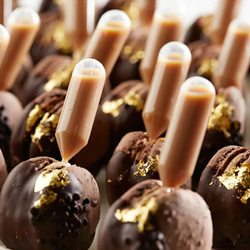 Желе топперы инжектор крем одноразовые пипетки Макарон мусс выпечки сжать