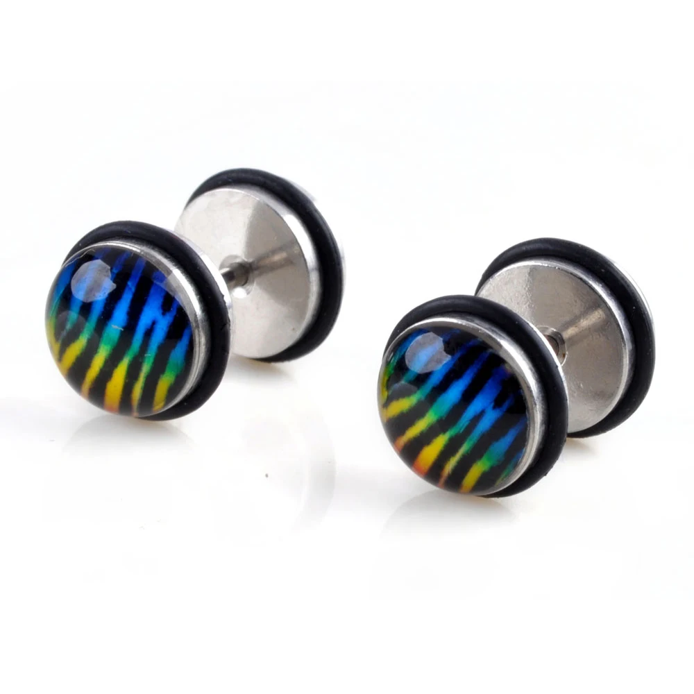 Оптовая продажа Mix 10 шт./лот акриловые затычки для ушей разные стили шпильки