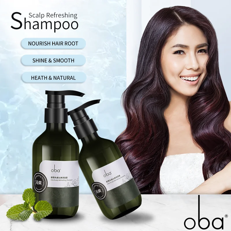 Освежающие шампуни Oba для кожи головы увлажняющий жирный профессиональный