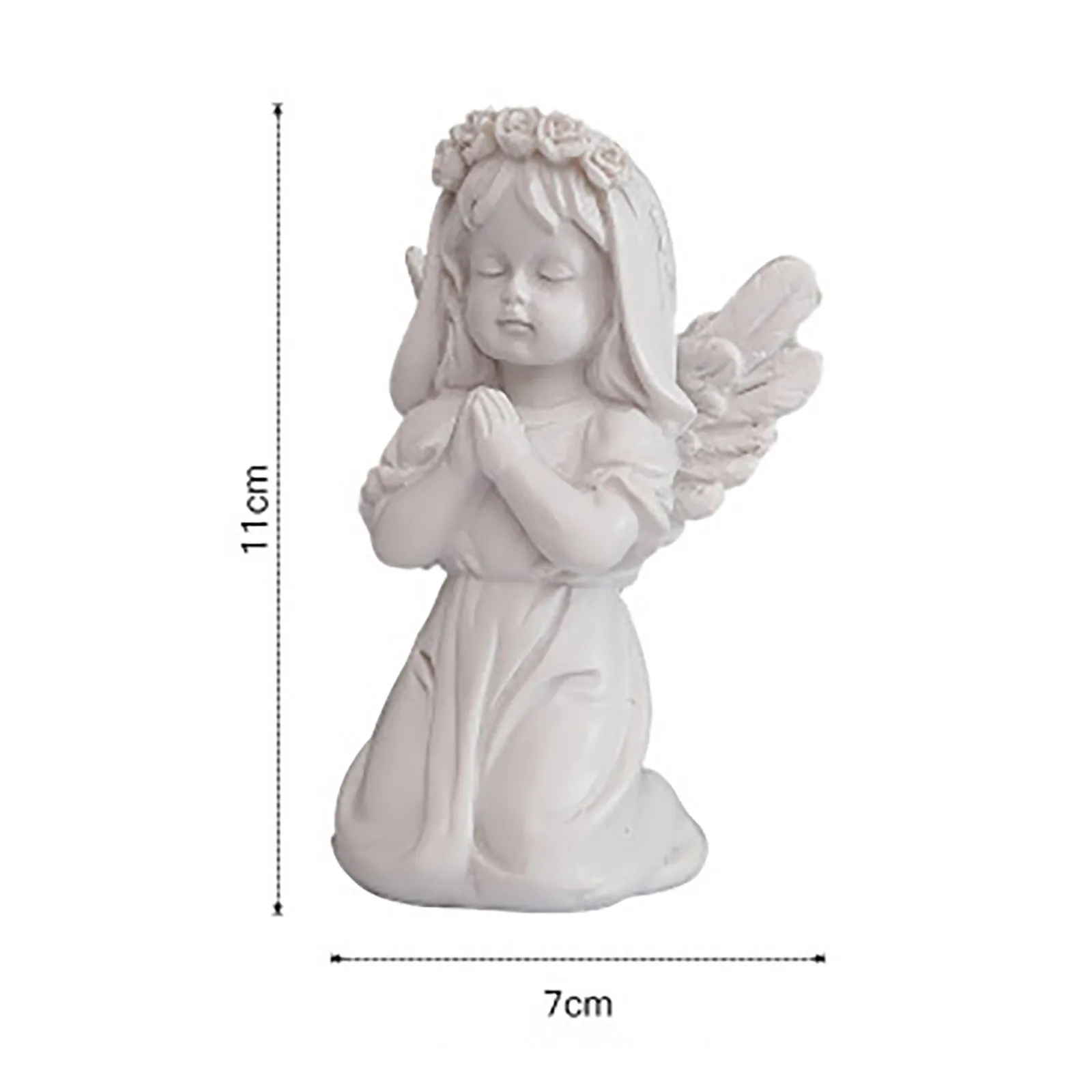 Статуи ангелов Европейский Домашний Настольный молитвенный полимер милый купид