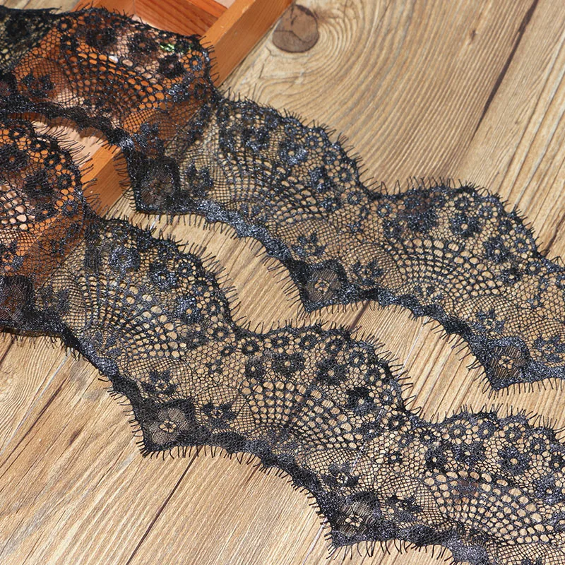 10 см 3 ярда модная Высококачественная кружевная отделка для ресниц ручной работы