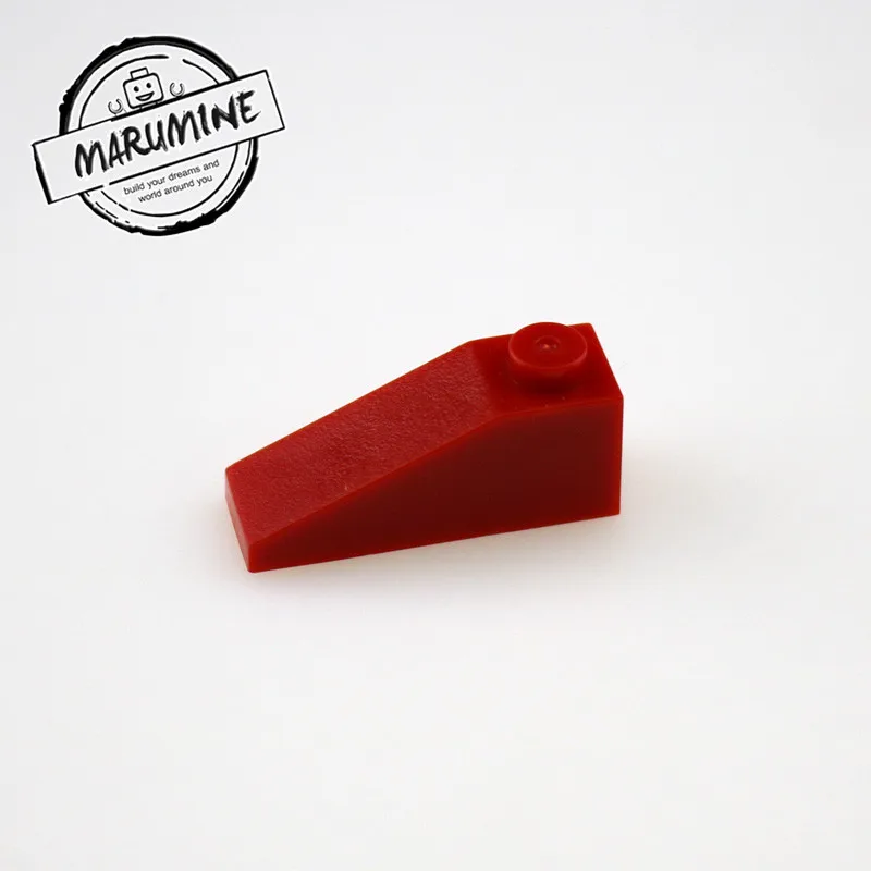 Красный MARUMINE кирпичи игрушки наклона 3x1 перевернутый Кирпич 150 шт./лот мс классические строительные игрушки развивающие "сделай сам", конструкторы, комплект для детей - Цвет: Красный
