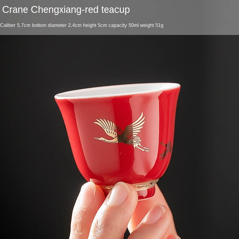 

Ji Blue Glaze Tea Cup Ceramic Tea Cup Home Kung Fu Tea Set Small Tea Cup Single Master Cup Small Bowl High Quality Taste, Senior