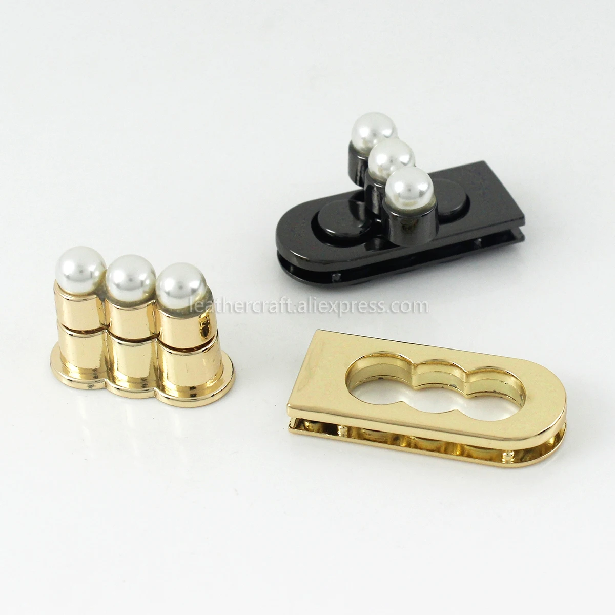 1 шт. металлическая жемчужная защелка с защелкой модная сумка кожаный кошелек