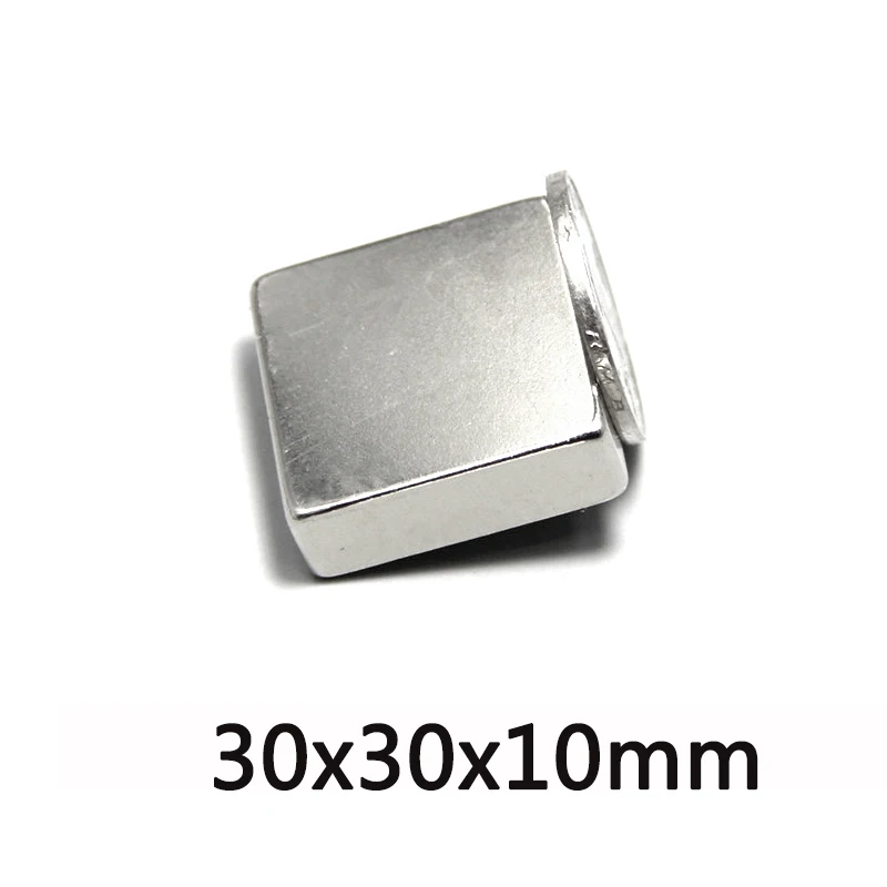 

3/5/10 шт., неодимовые магниты 30x30x10, 30x30x10 мм