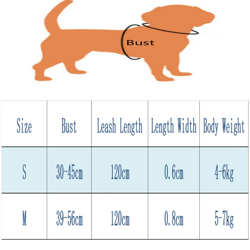 Шлейка для домашних животных нейлоновый Светоотражающий поводок из полиэстера