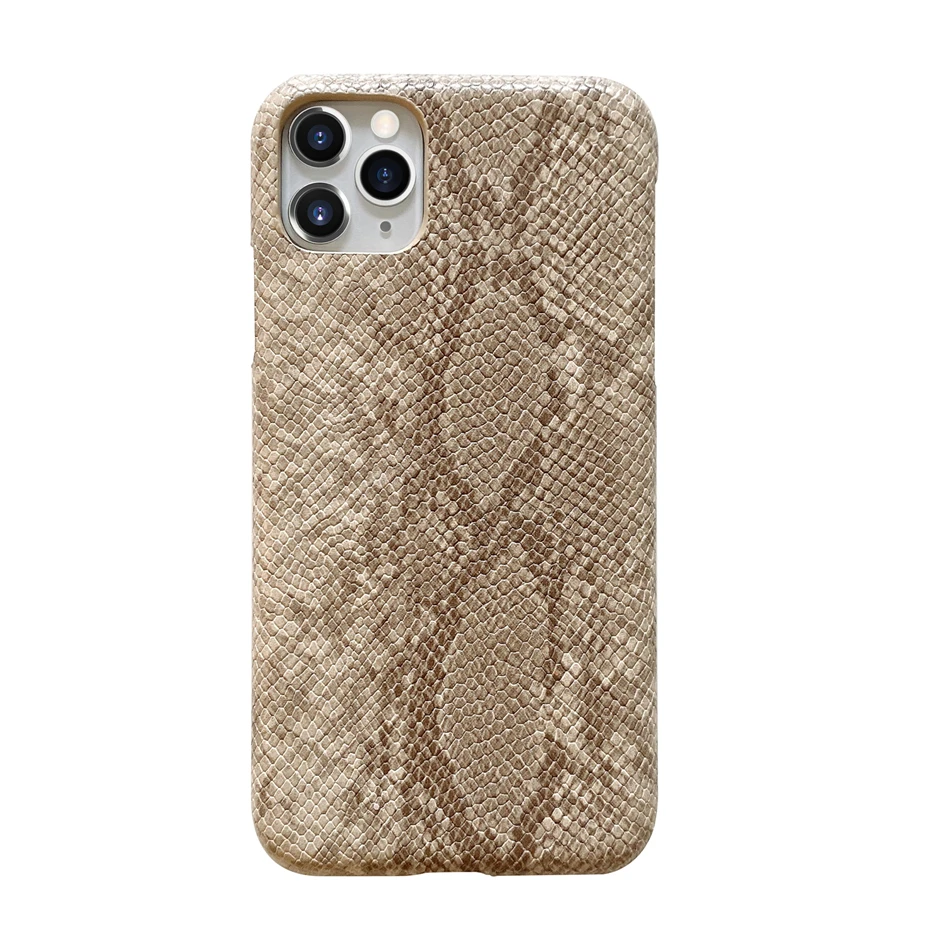 Роскошный чехол-накладка из искусственной кожи с текстурой змеиной для iPhone 7 8 Plus X