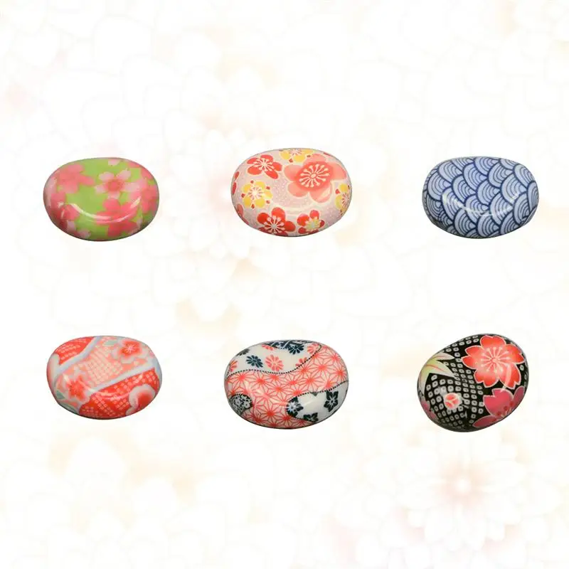 6 шт. Новый керамический держатель для палочек в японском стиле практичная