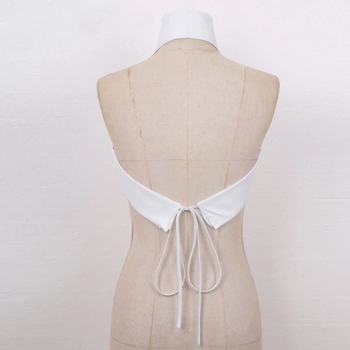 Белый искусственный воротник Hanfu Искусственный Декоративный Воротник старинный