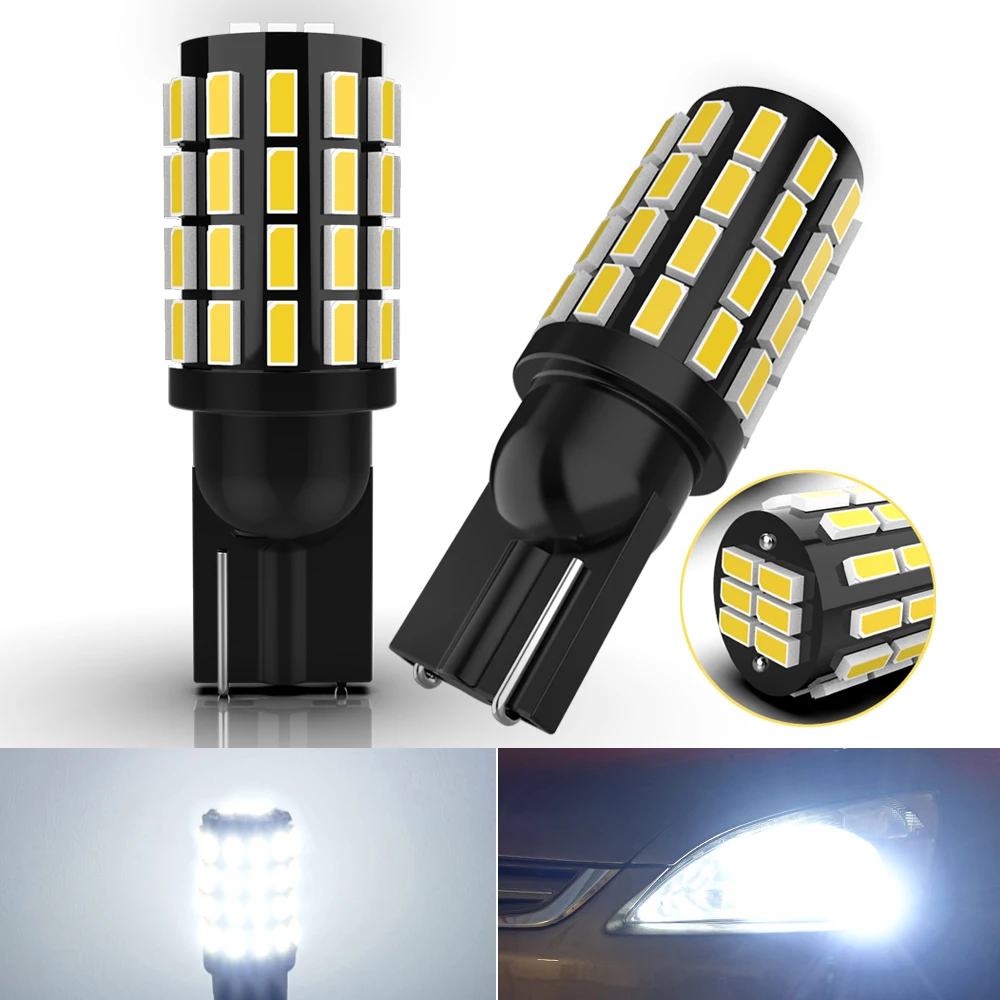 2X T10 W5W 194 168 светодиодный лампы 3014Smd авто Купол Карта багажник автомобиля номерной