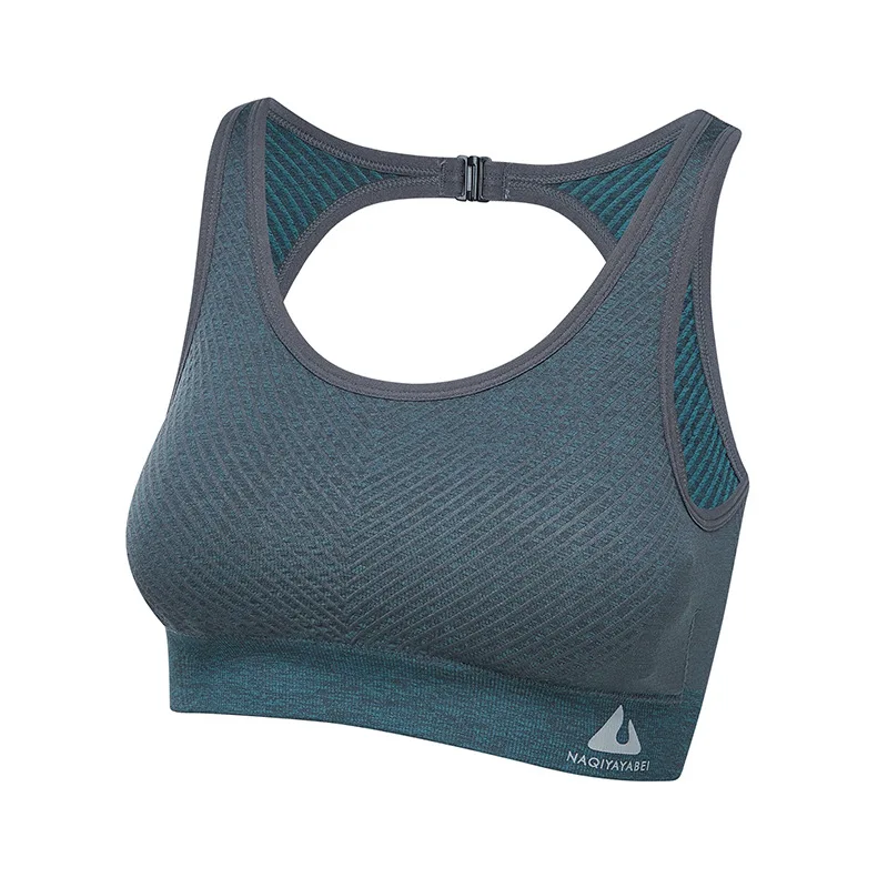 Полый топ с открытой спинкой для летних видов спорта бесшовный Женский
