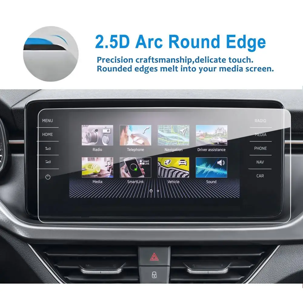 lfotpp for kamiq scala amundsen 2020 2021 9 2 inch car gps navigation center touch display tempered glass screen protector free global shipping