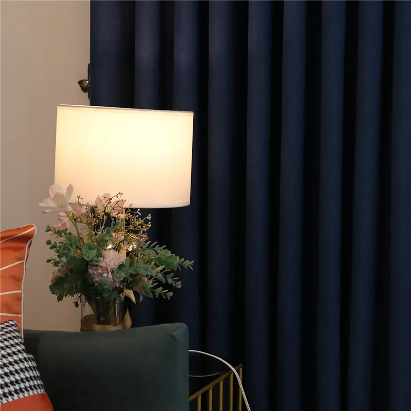 Серые затемняющие шторы из альпака оконные для гостиной спальни кухни