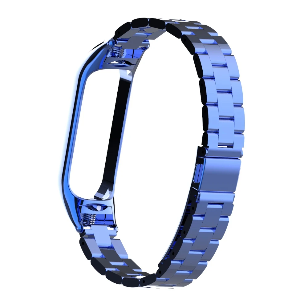 HANGRUI mi Band 4 металлический ремешок из нержавеющей стали для Xiaomi mi Band 4/3 Замена браслета mi band 4 совместимый ремешок с пряжкой