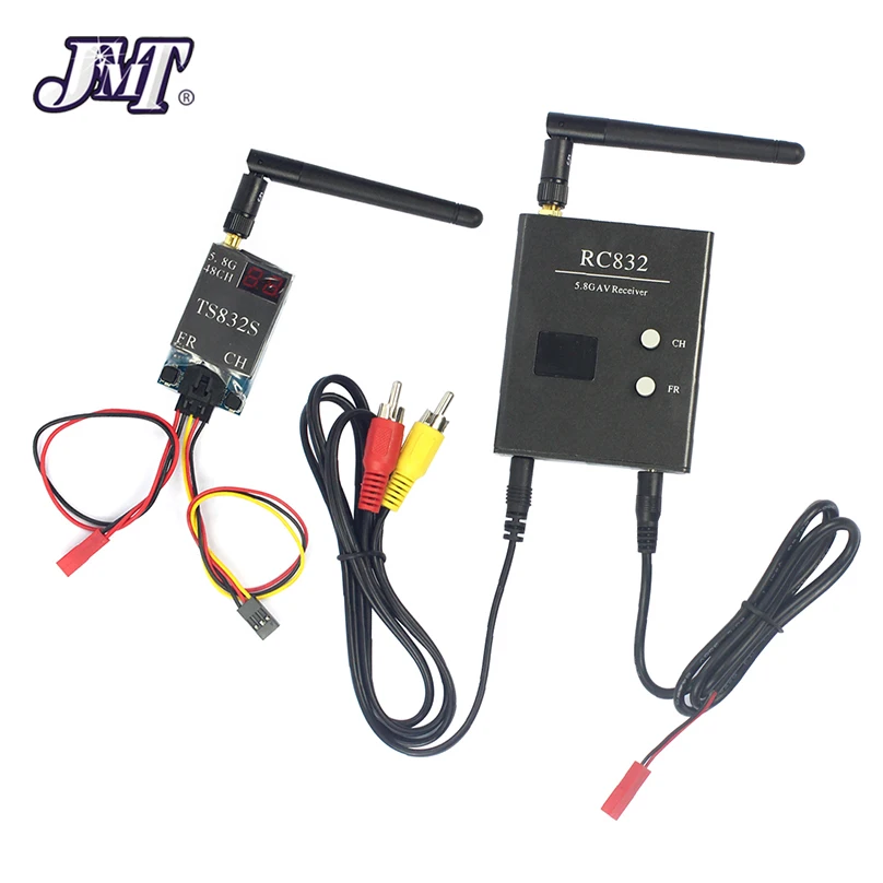 JMT FPV 600mw аэрофотосъемка RC832 5 8G 48CH av ресивер + система транзисторов TS832S для Drone Quadcopter
