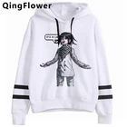 Женская толстовка с капюшоном Ouma Kokichi Danganronpa V3, в Корейском стиле, большого размера, y2k