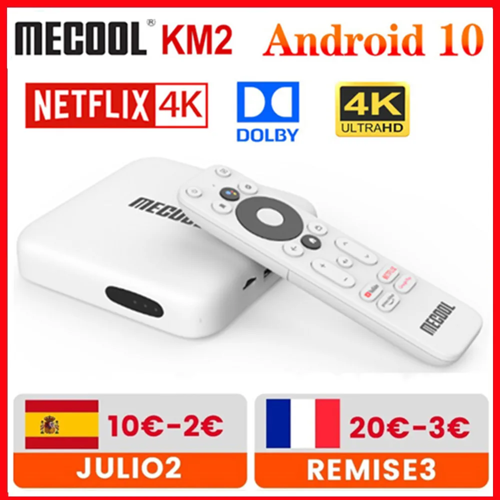 Приставка Смарт ТВ MECOOL KM2 Android 10 0 2 + 8 Гб Amlogic S905X2 Dolby BT4.2 4K HD 4 ГГц| |