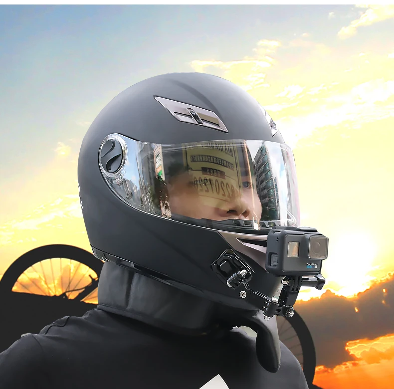 Регулируемое основание Крепление на шлем для верховой езды на ремне для gopro hero 8 7 5 6 xiaomi yi 4k sjcam DJI OSMO аксессуары для экшн-камеры