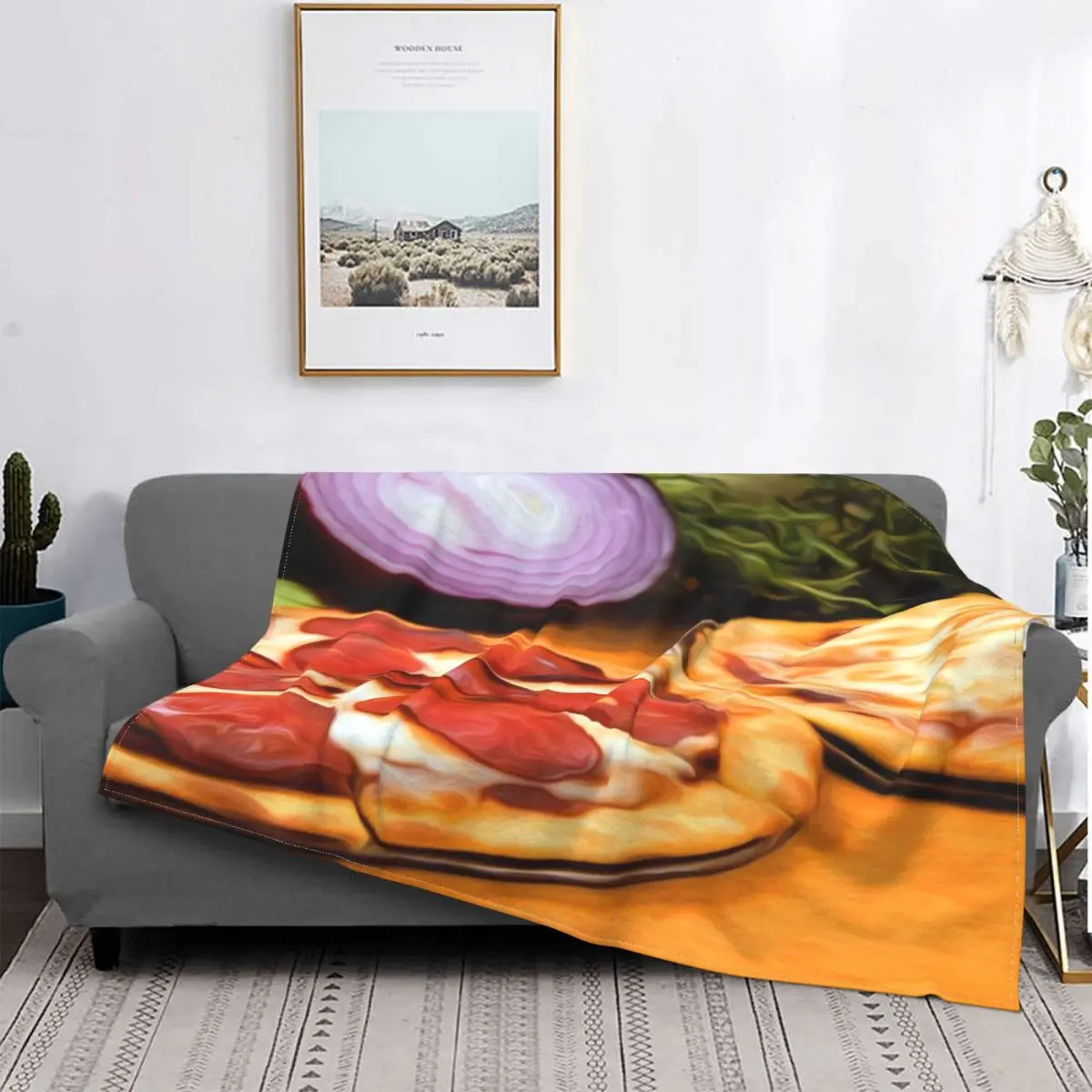 

Onion Pepperoni-Manta de Pizza, colcha de cama a cuadros, toalla, manta con capucha para playa, fundas de cama de invierno
