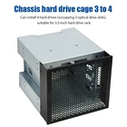 Корпус для жесткого диска 5 дюймов 3 X отсека для оптических дисков в 4-Bay 3,5 дюйма корпус для жесткого диска SATA SAS стойка Кронштейн Лоток для жесткого диска адаптер конвертер