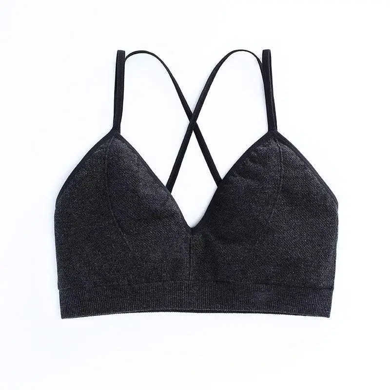 

Sports Vest Underwear Women's Yoga BraShockproof Gathering Shaping Fitness Running No Steel Ring Comfortable Beautifu