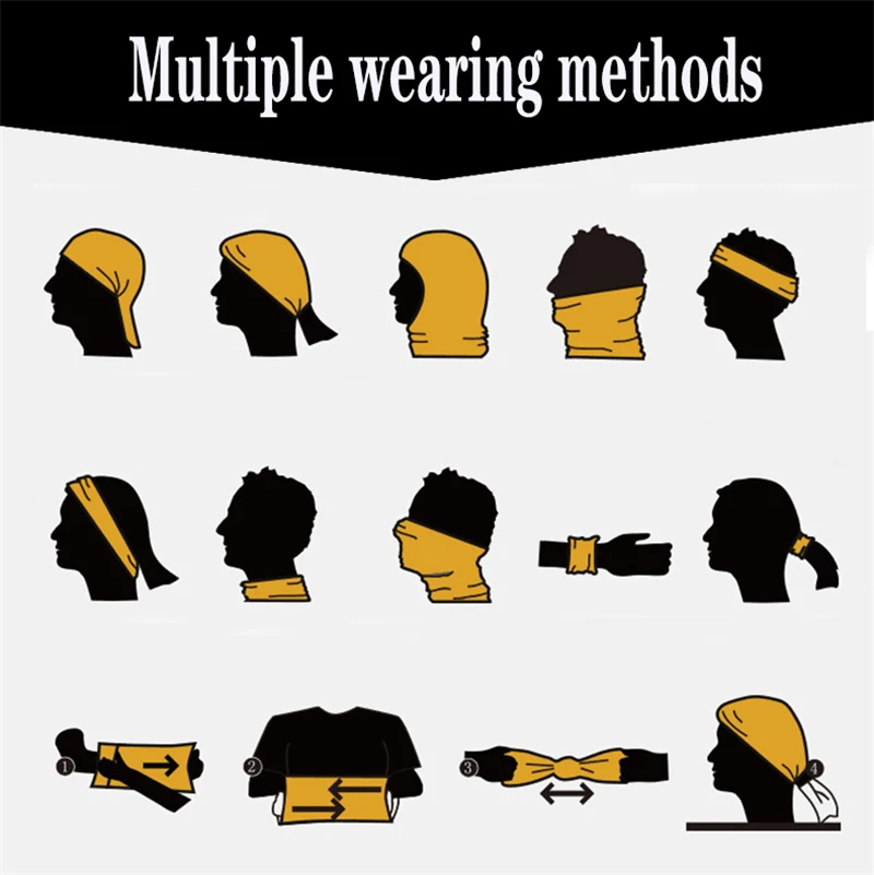 

3D Seamless Magic Bandana Neck Gaiter Summer Thin Tubular Ring Scarves Sun Guard Face Headband Scarf Bicycle Men Print Casual