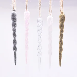 Подвесное украшение для новогодней елки, 13 см, 10 шт.