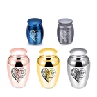 Гравировка в виде сердца ангела в виде крыла ангела маленькие ранцы из алюминиевого сплава урна памятный подарок ангелом 30x4 0 мм45x70 мм