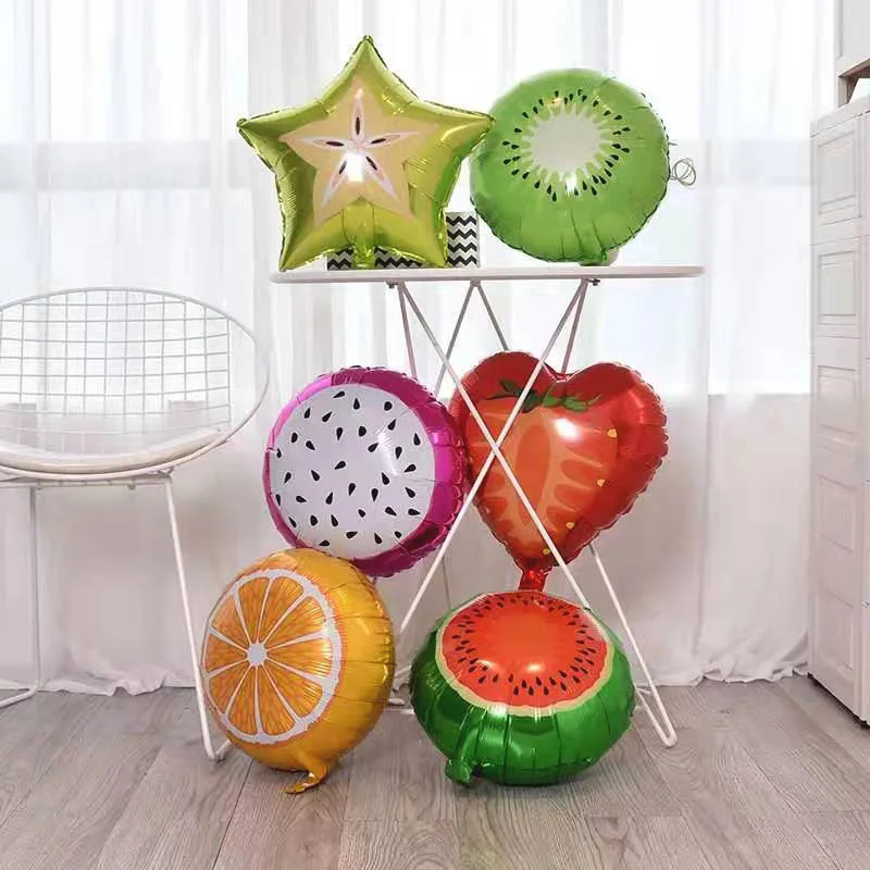 1pc Fruit Ballons Happy Birthday Party Decorations Fruit Air Baloes Summer Watermelon Beach Theme Party Supplies Wedding Toys Ballons Accessories Aliexpress