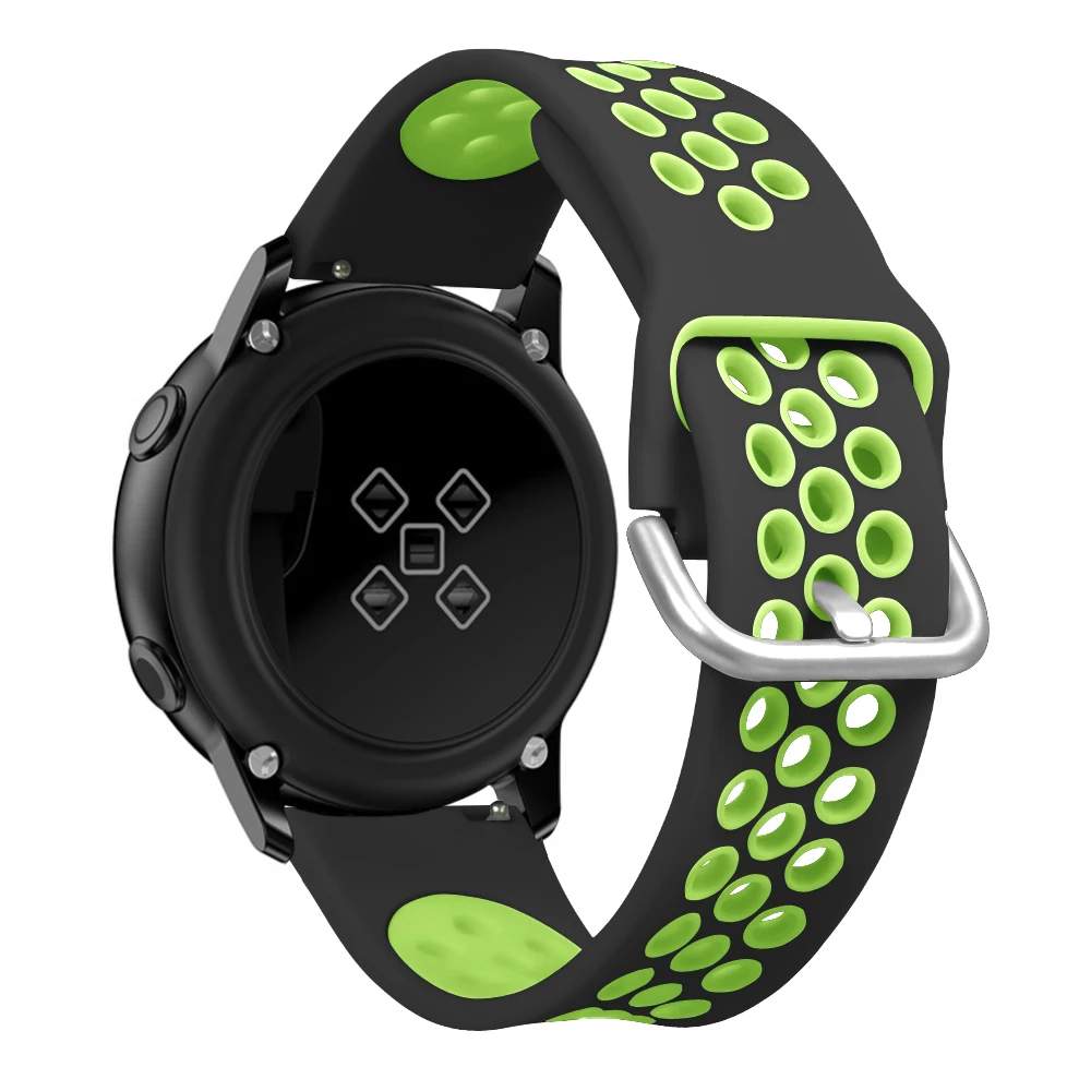 Ремешок сменный для смарт часов Xiaomi Huami Amazfit GTR силиконовый браслет Bip Pace Stratos 20 мм 22