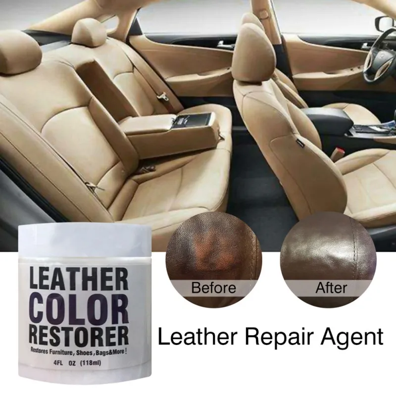 

110g Resin glue Leather Repair Cream Leather Color Restorer Repair Agent For Leather Furniture/Auto Car Seat/Sofa/Coats/Shoes/Ba