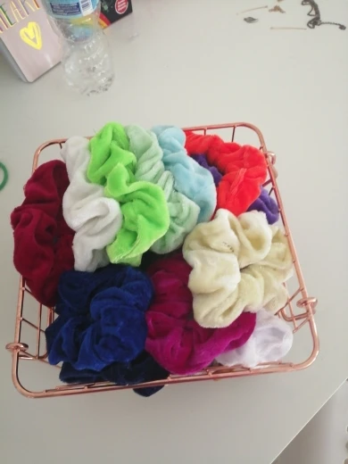 Женские резинки для волос эластичные бархатные в винтажном стиле 21 шт.| |