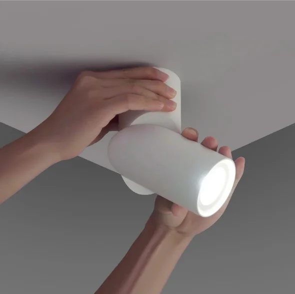 

Dimmable Rotating Downlights 7W9W12W15W COB LED Ceiling Spot Lights AC110-220V Wall Lamp Warm Cold White