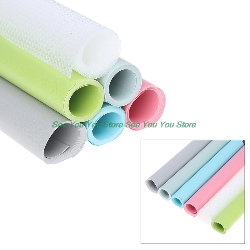 

1 Roll Liner Table Top Kitchen Cabinet Oil-proof and Moisture-proof Liners Mat