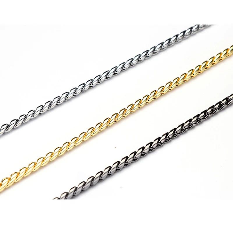 Цепочка для собаки змеи тренировочный ошейник типа P металлическая медная цепь